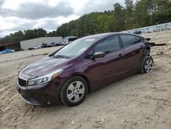 Salvage cars for sale at Seaford, DE auction: 2017 KIA Forte LX