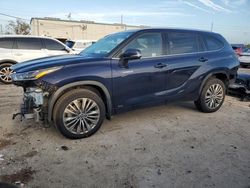 Salvage cars for sale at Riverview, FL auction: 2020 Toyota Highlander Hybrid Platinum