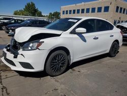 Salvage cars for sale at Littleton, CO auction: 2017 Nissan Sentra S