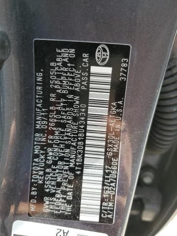 2011 Toyota Avalon Base