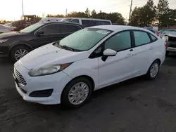 Salvage cars for sale at Denver, CO auction: 2015 Ford Fiesta S