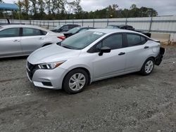 Salvage cars for sale at Spartanburg, SC auction: 2020 Nissan Versa S