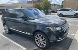 Land Rover salvage cars for sale: 2016 Land Rover Range Rover Supercharged