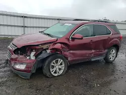 Salvage cars for sale at Fredericksburg, VA auction: 2016 Chevrolet Equinox LT