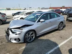 Salvage cars for sale at Van Nuys, CA auction: 2022 Audi A3 Premium Plus