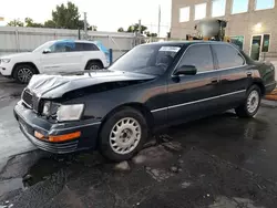 Salvage cars for sale at Littleton, CO auction: 1990 Lexus LS 400