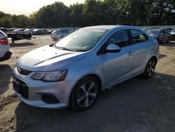 Salvage cars for sale at North Billerica, MA auction: 2018 Chevrolet Sonic Premier