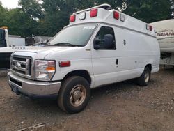 Salvage trucks for sale at New Britain, CT auction: 2014 Ford Econoline E350 Super Duty Van Ambulance