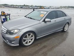 Flood-damaged cars for sale at auction: 2013 Mercedes-Benz C 250