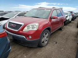 GMC Acadia Vehiculos salvage en venta: 2012 GMC Acadia SLT-1