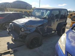 Salvage cars for sale at Windsor, NJ auction: 2002 Jeep Wrangler / TJ Sport