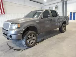 Ford salvage cars for sale: 2007 Ford F150 Supercrew