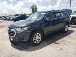 Salvage cars for sale at Miami, FL auction: 2018 Chevrolet Traverse LT