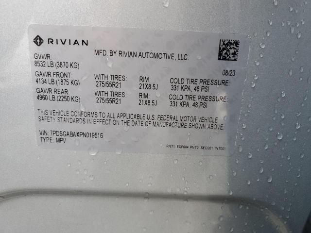 2023 Rivian R1S Adventure