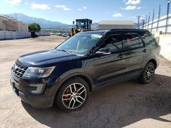 Salvage cars for sale at Colorado Springs, CO auction: 2017 Ford Explorer Sport