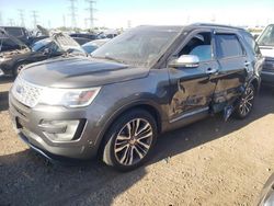 Salvage Cars with No Bids Yet For Sale at auction: 2016 Ford Explorer Platinum