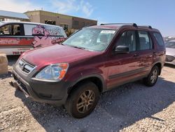 Honda salvage cars for sale: 2002 Honda CR-V LX