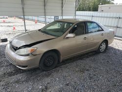 Salvage cars for sale at Augusta, GA auction: 2002 Toyota Camry LE