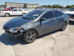 Salvage cars for sale at Wilmer, TX auction: 2016 Toyota Corolla L