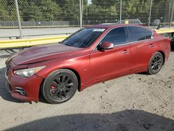 Carros salvage sin ofertas aún a la venta en subasta: 2014 Infiniti Q50 Base