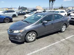 Salvage cars for sale at Van Nuys, CA auction: 2014 Honda Civic LX