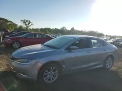 Salvage cars for sale at Des Moines, IA auction: 2016 Chrysler 200 Limited