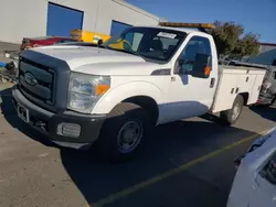 Salvage trucks for sale at Hayward, CA auction: 2016 Ford F350 Super Duty