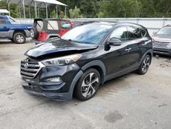 Salvage cars for sale at Savannah, GA auction: 2016 Hyundai Tucson Limited