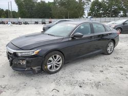 Salvage cars for sale at Loganville, GA auction: 2018 Honda Accord LX