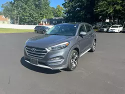 Salvage cars for sale at North Billerica, MA auction: 2017 Hyundai Tucson Limited