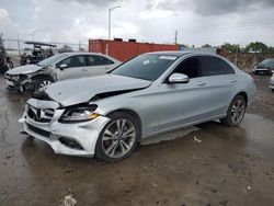 Mercedes-Benz salvage cars for sale: 2017 Mercedes-Benz C300