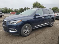 Salvage cars for sale at auction: 2020 Infiniti QX60 Luxe