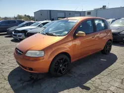 Chevrolet salvage cars for sale: 2005 Chevrolet Aveo Base