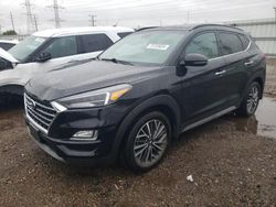 Salvage cars for sale at Elgin, IL auction: 2019 Hyundai Tucson Limited