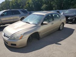 Salvage cars for sale at Glassboro, NJ auction: 2006 Honda Accord EX