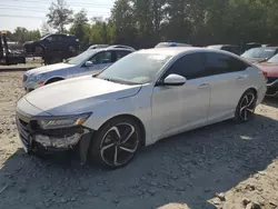 Honda salvage cars for sale: 2018 Honda Accord Sport