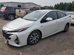 Salvage cars for sale at Leroy, NY auction: 2021 Toyota Prius Prime LE