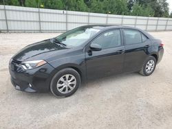 Salvage cars for sale at Harleyville, SC auction: 2016 Toyota Corolla L