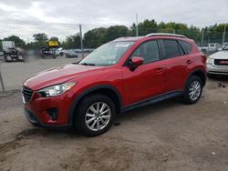 Salvage cars for sale at Chalfont, PA auction: 2016 Mazda CX-5 Touring