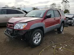 Salvage cars for sale at Elgin, IL auction: 2003 Toyota 4runner SR5