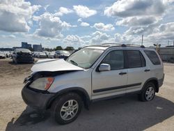 Salvage cars for sale at Des Moines, IA auction: 2004 Honda CR-V EX