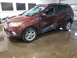 Salvage cars for sale from Copart Ham Lake, MN: 2018 Ford Escape SE