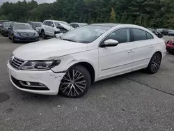 Salvage cars for sale at Exeter, RI auction: 2014 Volkswagen CC VR6 4MOTION