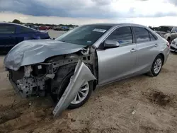 Salvage cars for sale from Copart San Antonio, TX: 2016 Toyota Camry LE