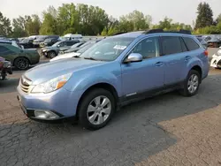 Salvage cars for sale at Portland, OR auction: 2010 Subaru Outback 2.5I Premium