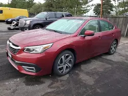 Subaru salvage cars for sale: 2021 Subaru Legacy Limited XT