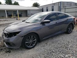 Honda salvage cars for sale: 2019 Honda Civic EX