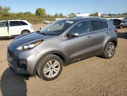 Salvage cars for sale at Columbia Station, OH auction: 2018 KIA Sportage LX