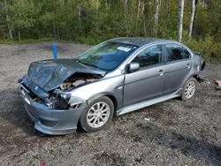 Salvage cars for sale at Cookstown, ON auction: 2012 Mitsubishi Lancer ES/ES Sport