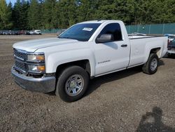 Salvage cars for sale at Graham, WA auction: 2014 Chevrolet Silverado C1500